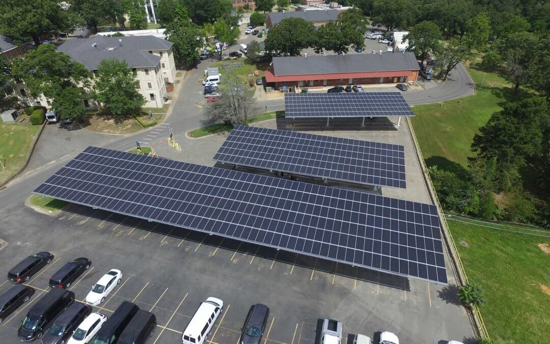 Eugene J. Towbin VA Medical Center North Little Rock, AR 330 kW DC Solar PV Parking Canopies