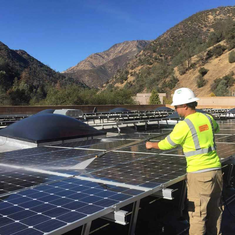 Roof-mounted solar panels at a Target store in Lexington