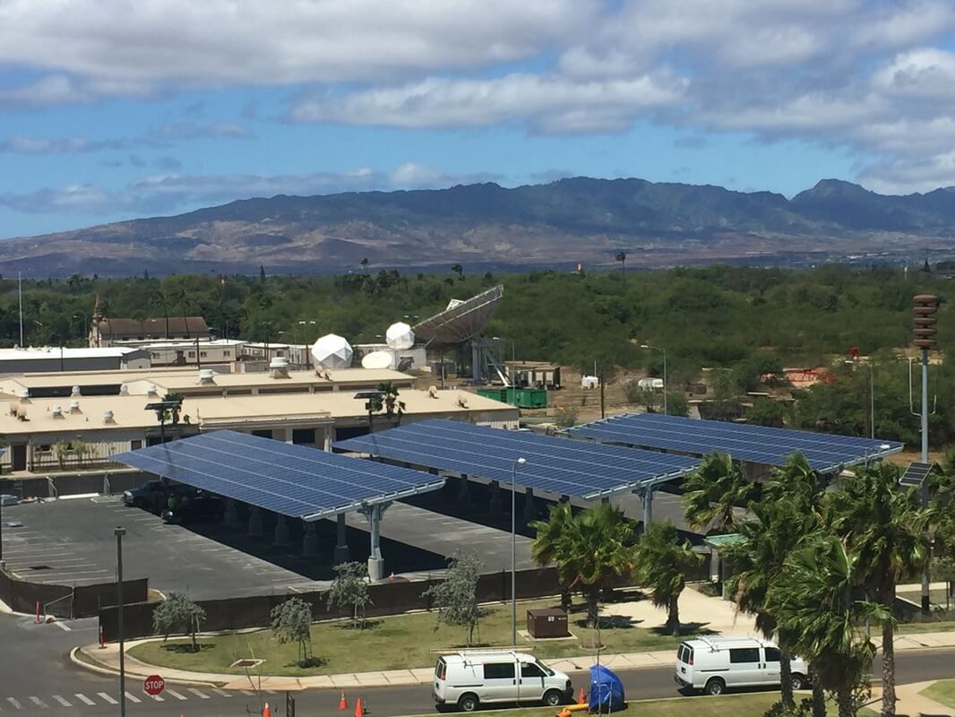 K. Joint Base Pearl Harbor-Hickam 275.28 kW Parking Canopy