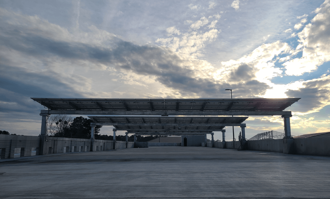 L. MCAS Beaufort 68.4 kW Parking Canopy
