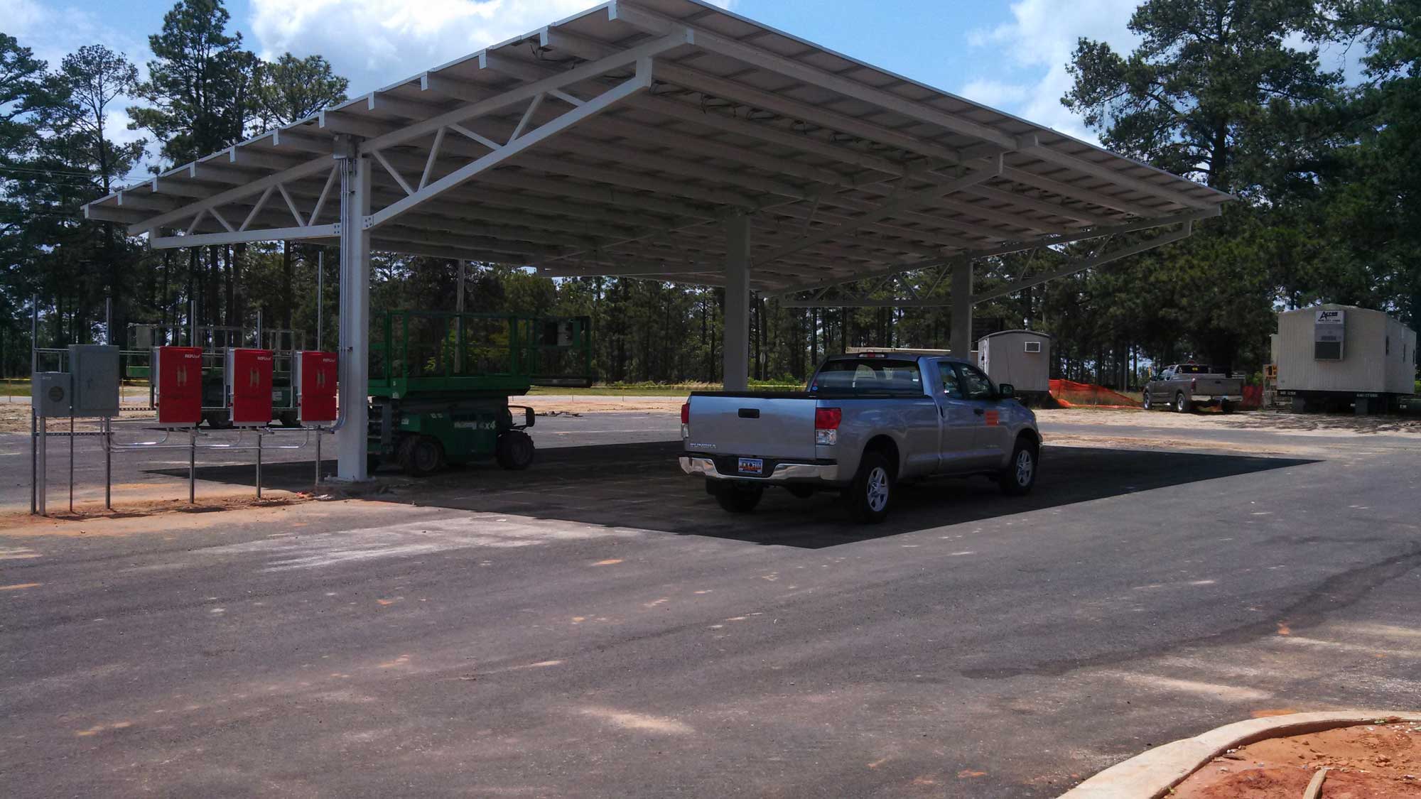 M. Fort Benning CIF 33.48 kW Parking Canopy